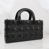 HOLD / Dior D-Joy Medium Black Cannage Calfskin with Diamond Motif