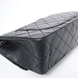 HOLD | Chanel Double Flap Reissue Black SHW - s11