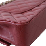 HOLD | Chanel Double Flap Medium Burgundy GHW -s28