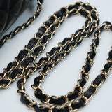 Chanel Mini Rectangle Black Lambskin GHW - (MICROCHIP)