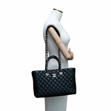 Chanel Coco Handle Tote Bag Black Caviar GHW - s26