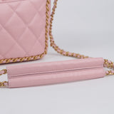 Chanel Neverending Chain Medium Flap Pink - (MICROCHIP)