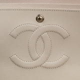 Chanel Double Flap Medium Cream -s29