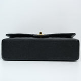 Chanel Double Flap Medium Black - (MICROCHIP)
