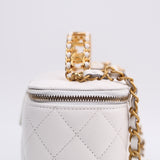 Chanel Vanity Caviar Lettres Top Handle