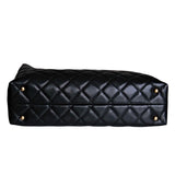 Chanel Large CC Shopping Tote Black GHW - (MICROCHIP)