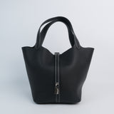 HOLD | Hermes Picotin 22 Black Contrast Stitch - B