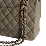 Chanel Double Flap Medium Dark Beige GHW - (MICROCHIP)