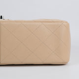 Chanel Double Flap Jumbo Beige SHW - s14