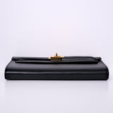 Hermes Kelly To Go Noir Chevre GHW - Y