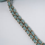 HOLD | Chanel Double Flap Medium Tiffany GHW -s29