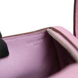 Hermes Mini Lindy Mauve Sylvestre PHW - U