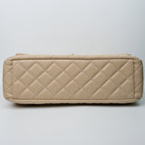 Chanel Single Flap XXL Beige GHW - (UNUSED)