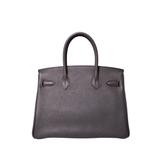 Hermes Birkin 30 Etain GHW - A