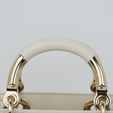 Dior 95.22 Mini White GHW