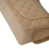 Chanel Double Flap Small Beige Claire GHW - (MICROCHIP)