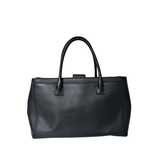 Chanel Executive Cerf Tote Black GHW - s18
