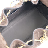 HOLD | Chanel 25 Small Dark Brown Suede GHW - (MICROCHIP)