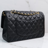 HOLD | Chanel Double Flap Medium Black GHW - (MICROCHIP)