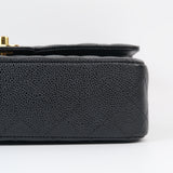 Chanel Double Flap Medium Black - (MICROCHIP)