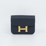 Hermes Constance Slim Bleu Nuit - GHW