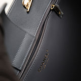 Chanel Timeless Tote Gray GHW - (MICROCHIP)