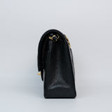 Chanel Double Flap Small Black GHW - (MICROCHIP)