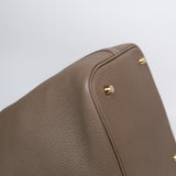 Hermes Picotin 22 Etoupe GHW - D
