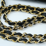 Chanel Vintage Flap Black Caviar GHW - s7