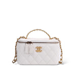 Chanel Vanity Caviar Lettres Top Handle