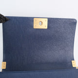 Chanel Le Boy Old Medium Blue -s27