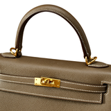 Hermes Kelly 25 Sellier Etoupe GHW - U