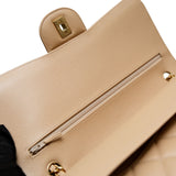 Chanel Double Flap Jumbo Beige GHW - (MICROCHIP)