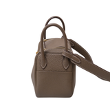 HOLD | Hermes Mini Lindy Etoupe GHW - B