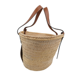 Loewe Raffia Basket Tote Bag