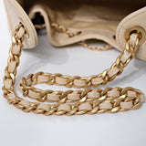 Chanel 25 Small Beige Caviar