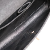 Chanel East West Flap Black Caviar SHW -s11