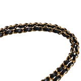 Chanel Double Flap Medium Black Caviar GHW - (MICROCHIP)