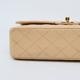 Chanel Double Flap Medium Beige -s16