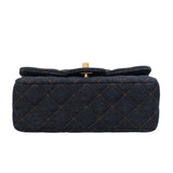 Chanel Mini Rectangle Denim GHW - (UNUSED)