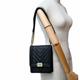 Chanel North South Le boy Black Caviar - s30