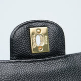 Chanel Double Flap Medium Black - s11