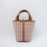Hermes Picotin 18 Canvas PHW - W