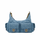 Chanel 25C Small Hobo Denim GHW - (MICROCHIP)