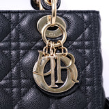 HOLD | Lady Dior Medium Noir Soft Caviar GHW
