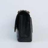 Chanel Double Flap Medium Black s13