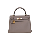 Hermes Kelly 28 Tourterelle GHW