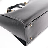 Chanel Deauville Tote Black Caviar GHW - s28
