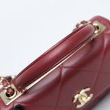 Chanel Trendy CC Burgundy GHW -s28