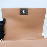 Chanel Le Boy Old Medium Caramel GHW - (MICROCHIP)